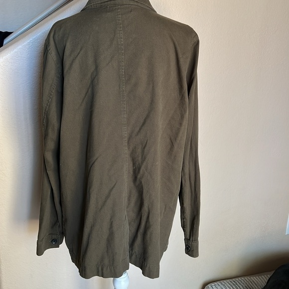 Forever 21 plus olive green utility jacket - Picture 4 of 6